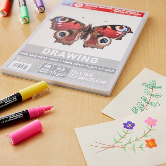 Tan & Gray Tone Drawing Pad by Artist's Loft